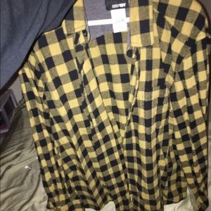 Dark yellow flannel